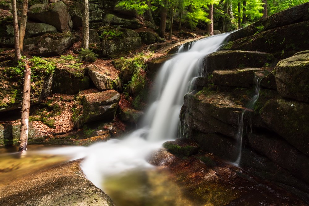 Karkonosze waterfall - Myi Cascade
