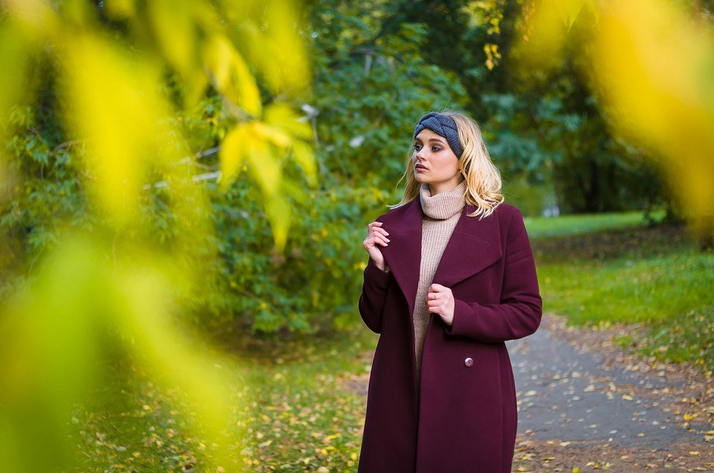 Осенью в парке