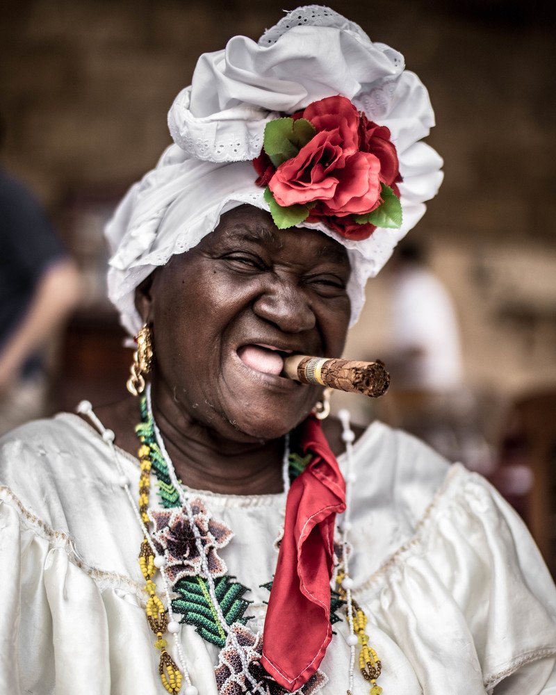 El rostro de la Santería.