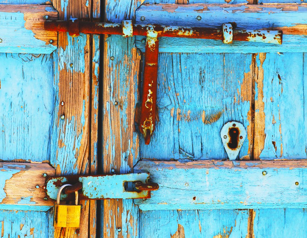 vieille porte en bois