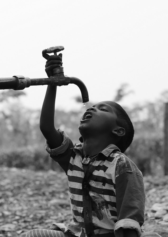 One drop water