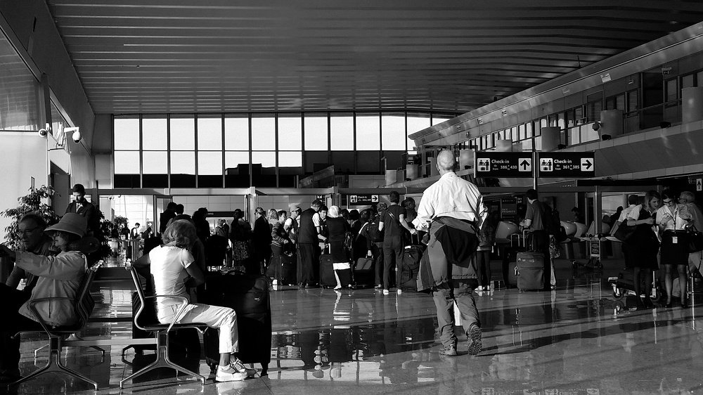 Waiting for flight..