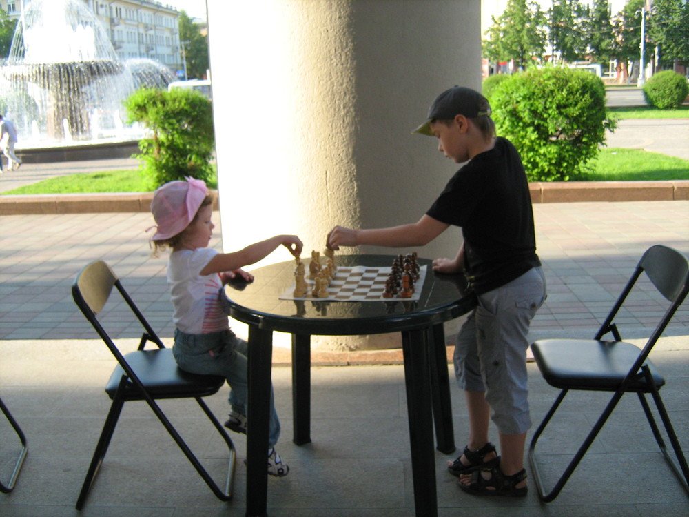 Я тоже буду шахматисткой!