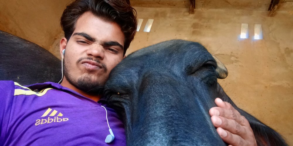 Me with a Buffalo