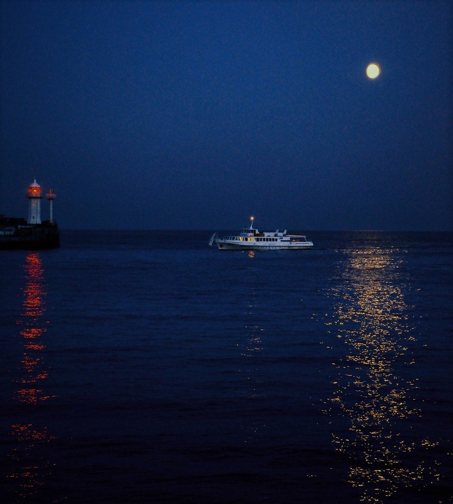 Ялта ,Крым ,Ночь .