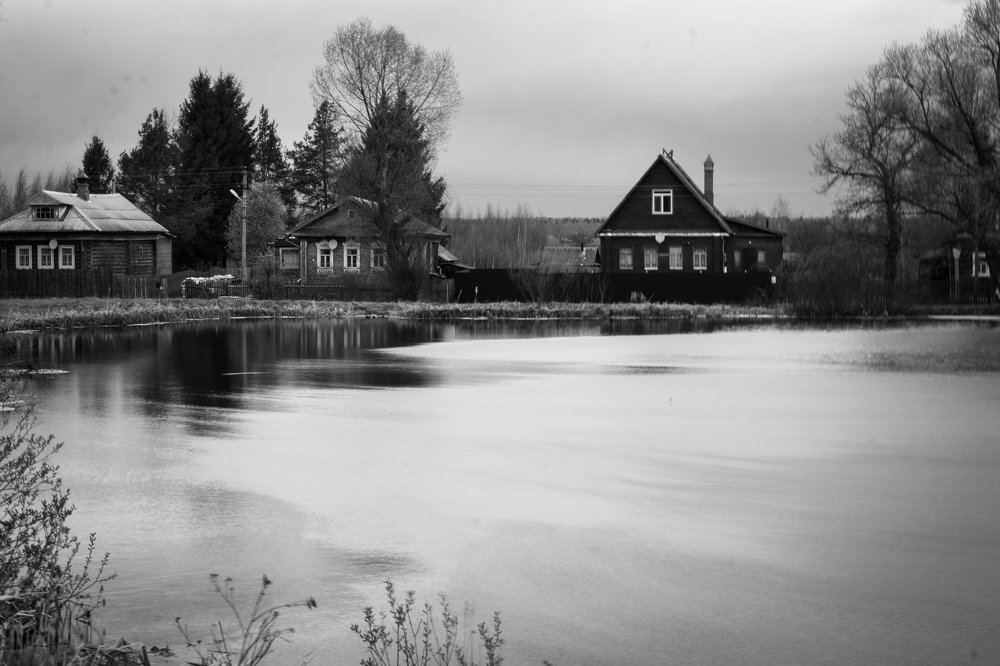 Шторм на центральном пруду