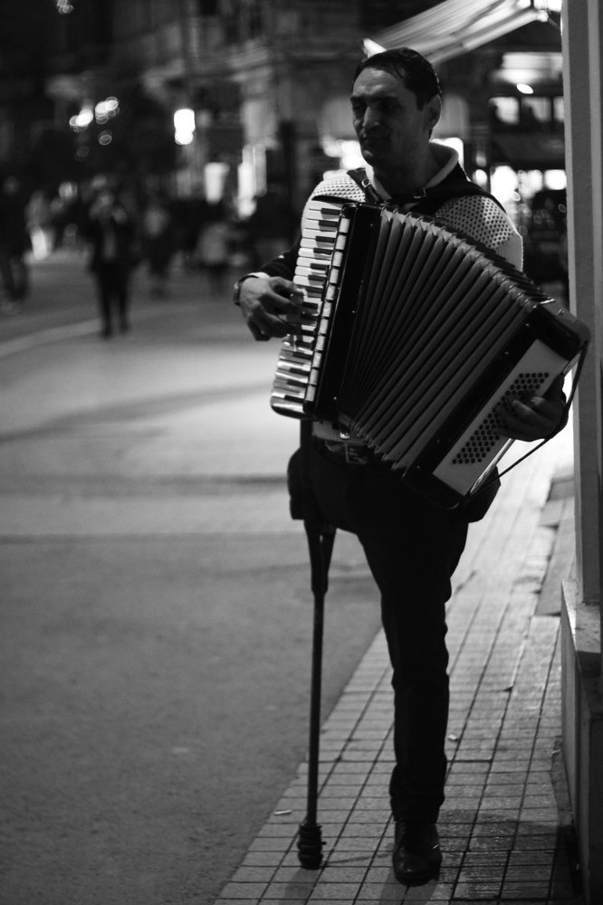 Accordion man