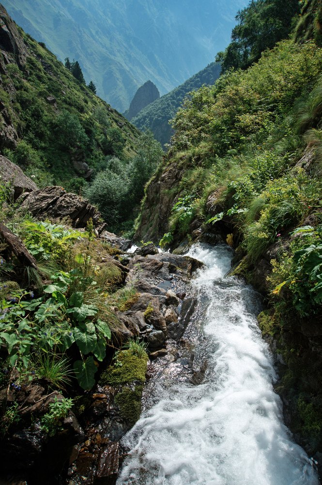 Грузия водопад