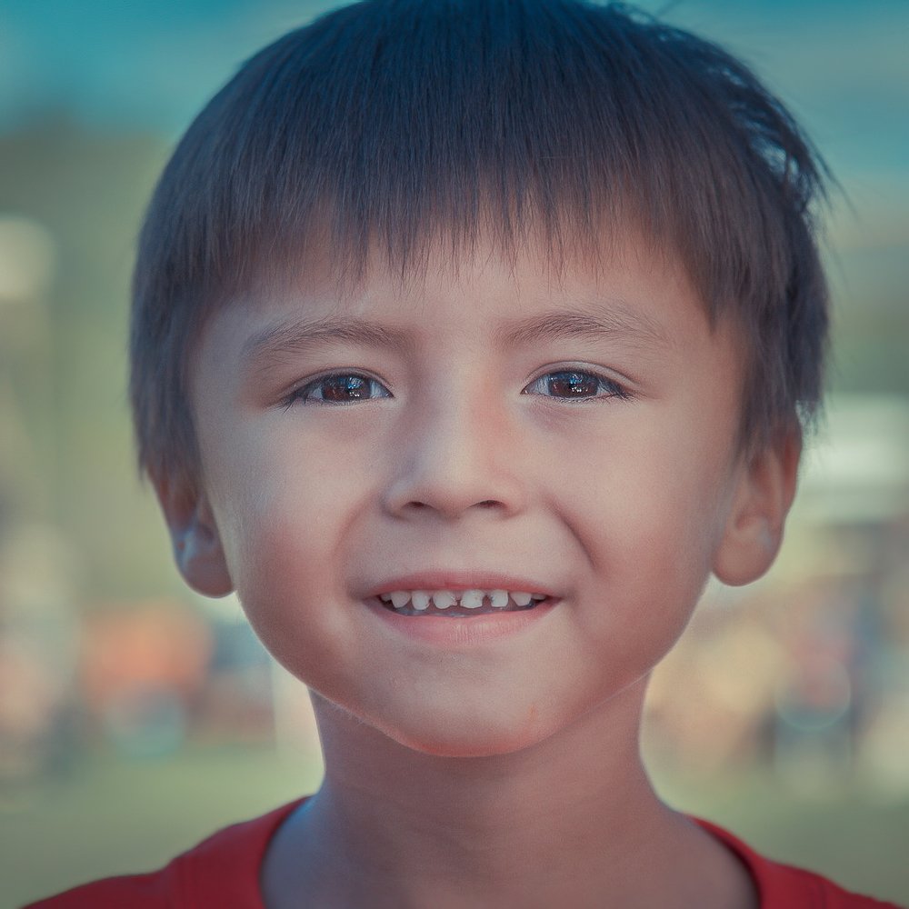 A boy from an Indian village