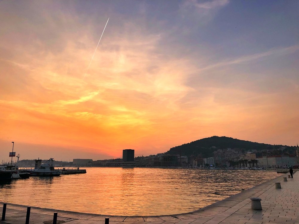 Split,Croatia-Sunset