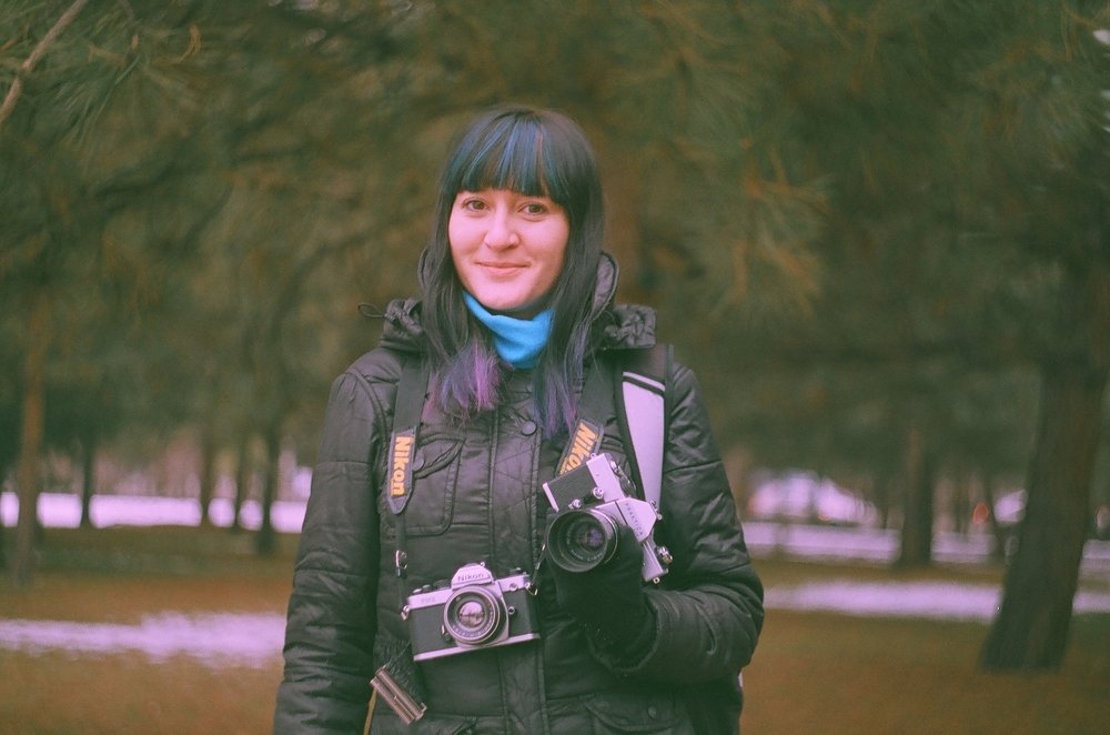 Ritratto di un fotografo.