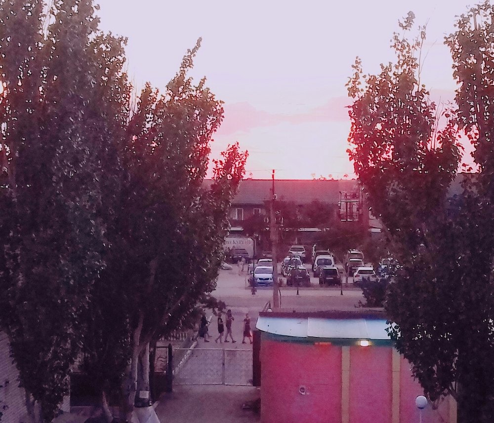 Малиновый закат