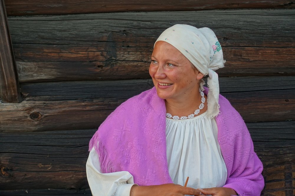 Девушка с острова Кижи