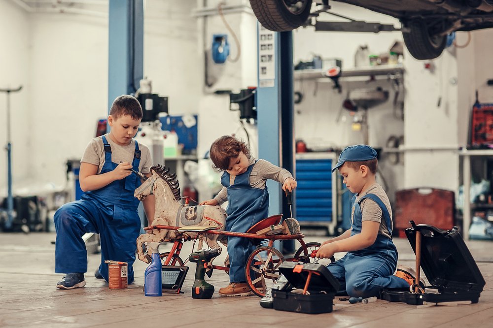 Педальный конь нашей прабабушки