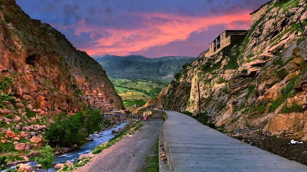 Sun in valley