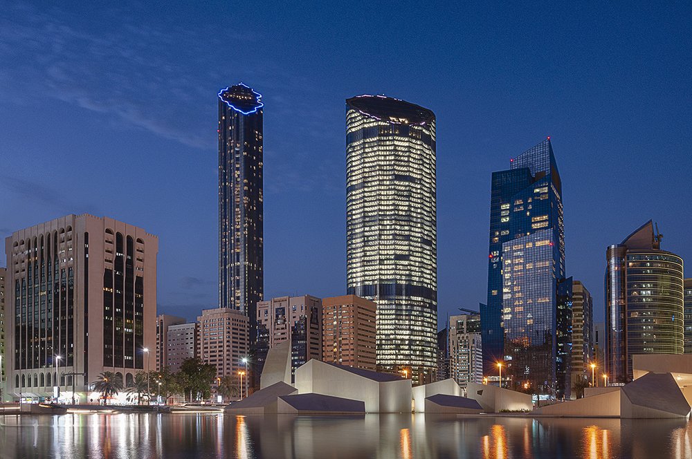 Blue Hour in Abu Dhabi