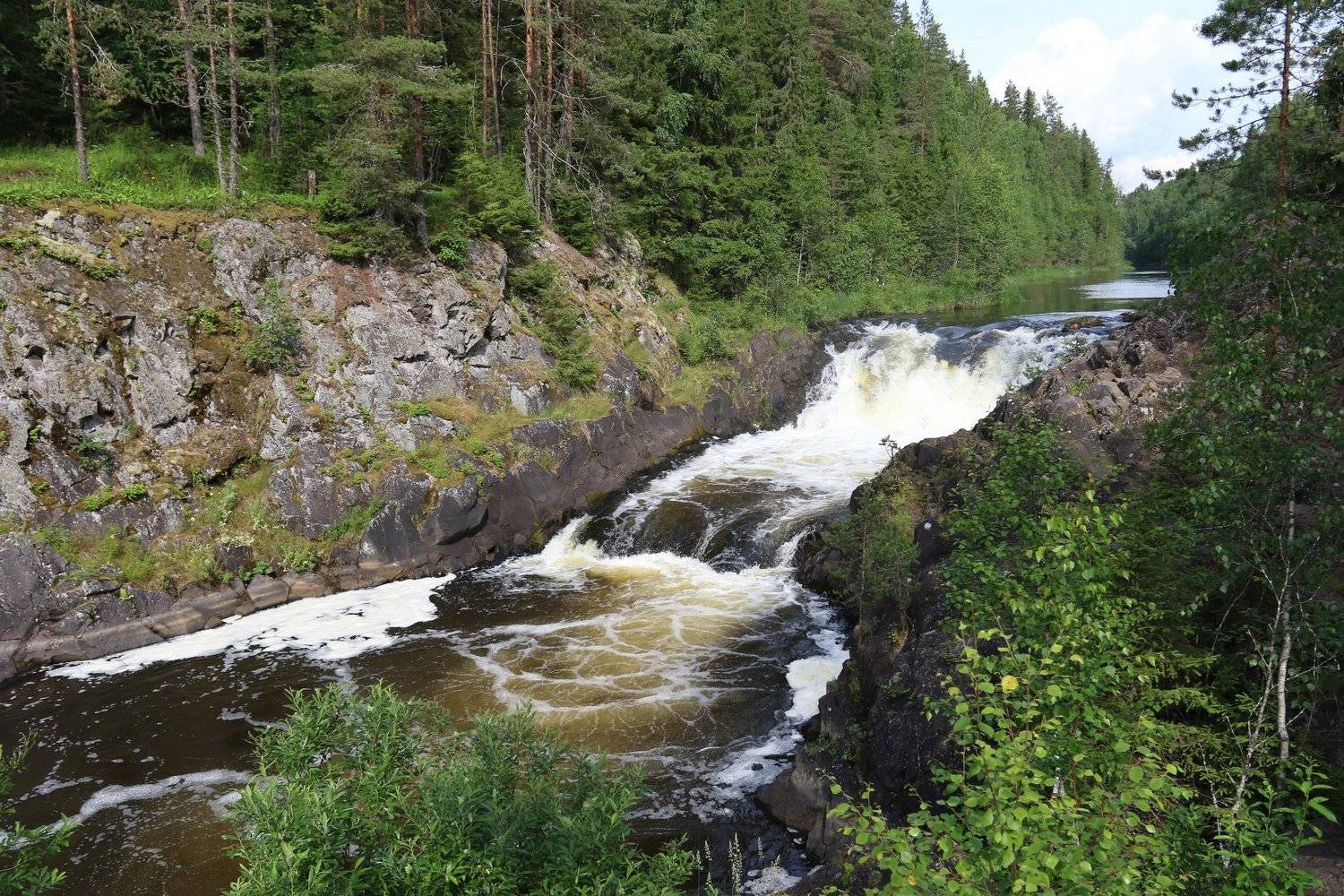 водопад Кивач, Карелия