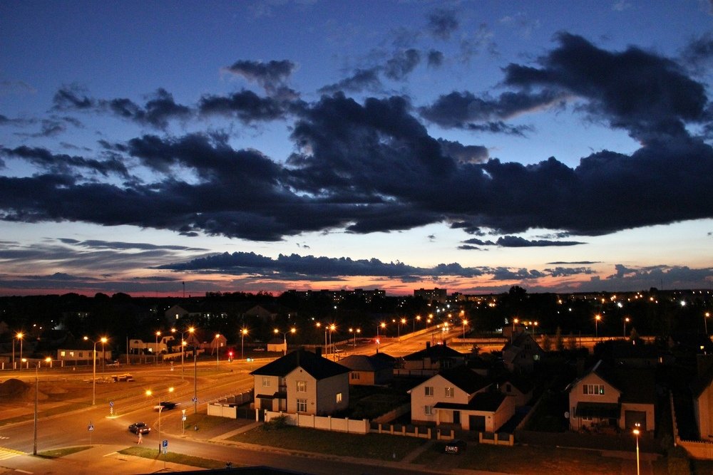 Огни ночного города