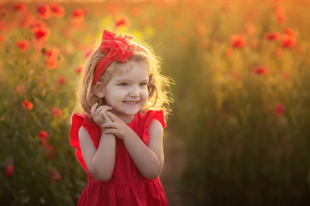 Портрет в маках