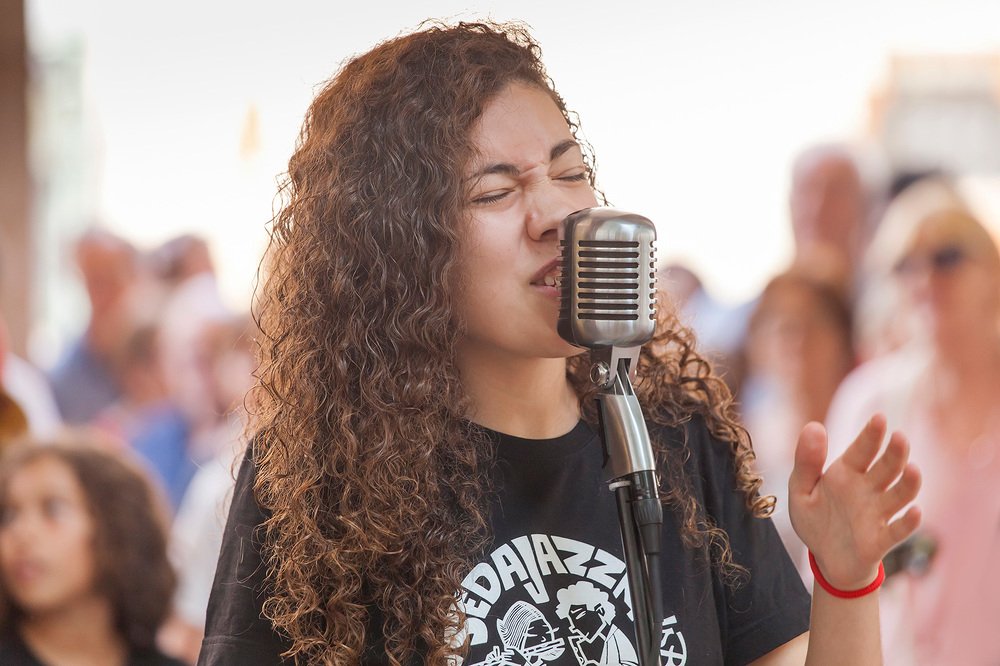 Jazz singer in Valencia