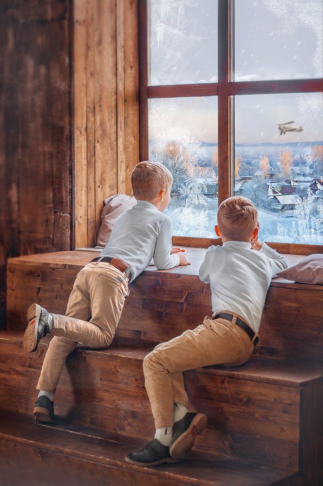 Зимний вечер.