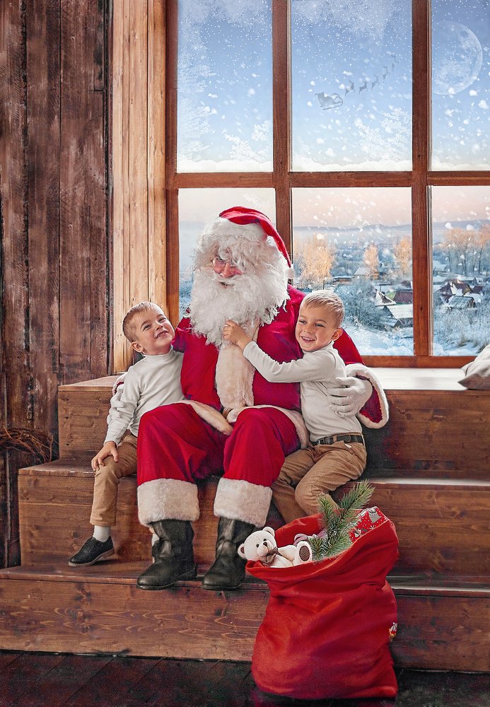 Новогодняя открытка.