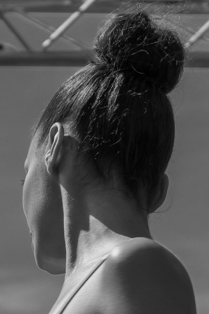 Look up and turn around.