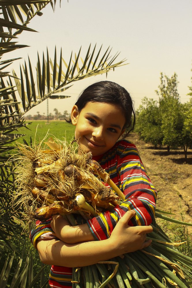 girl in feild