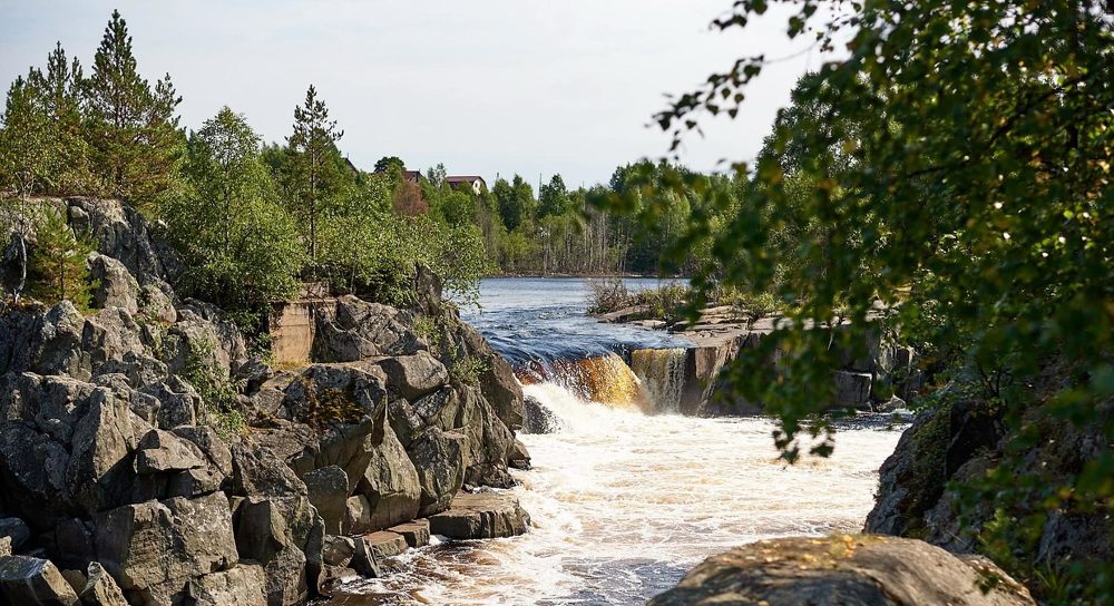 Водопад Воицкий Падун на реке Нижний Выг.