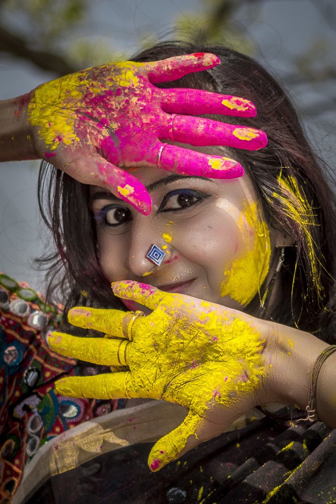 Holi Portrait