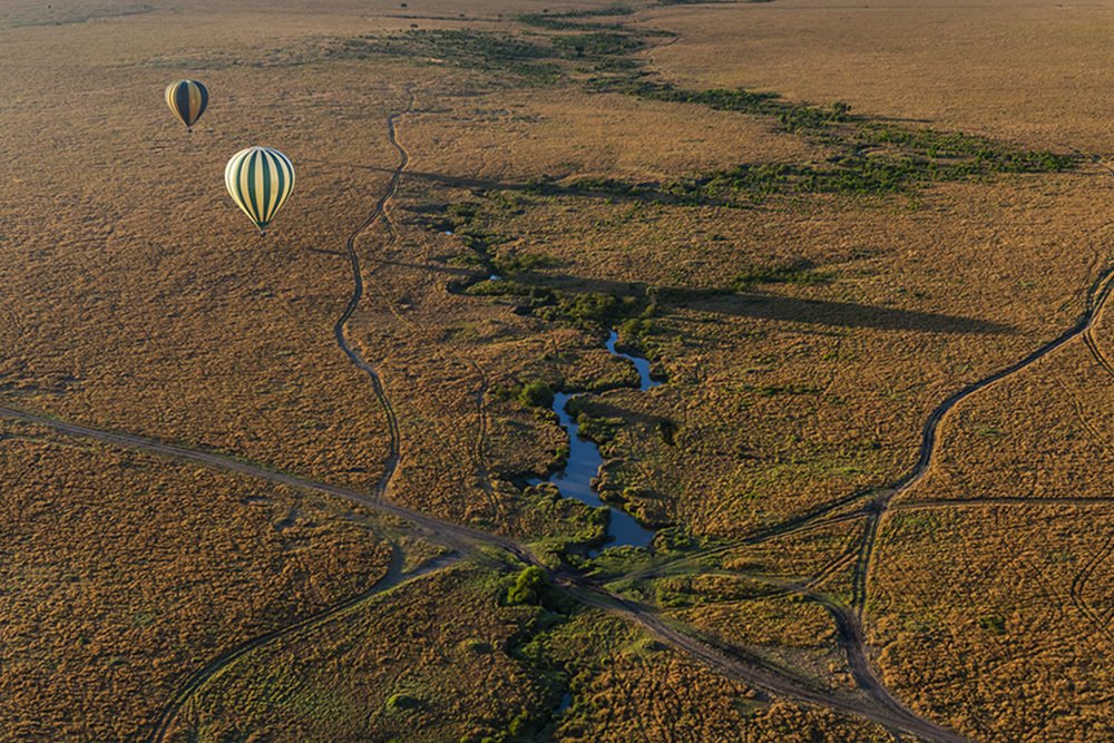 Volando sobre el Serengeti
