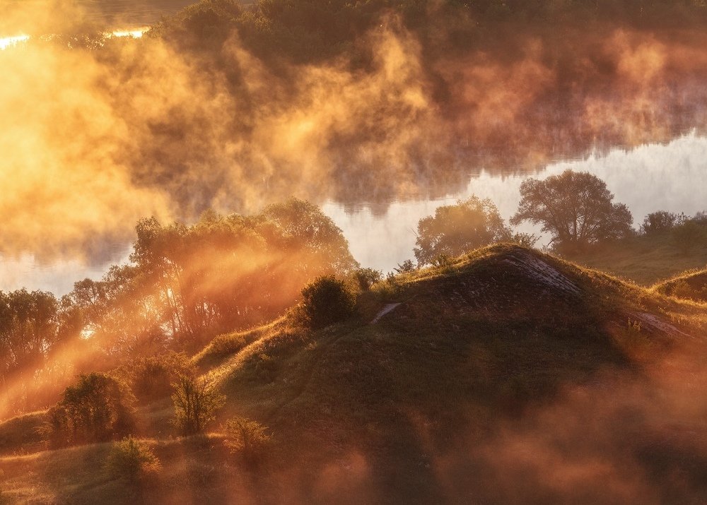 Туманное утро на Дону, с. Сторожевое-1