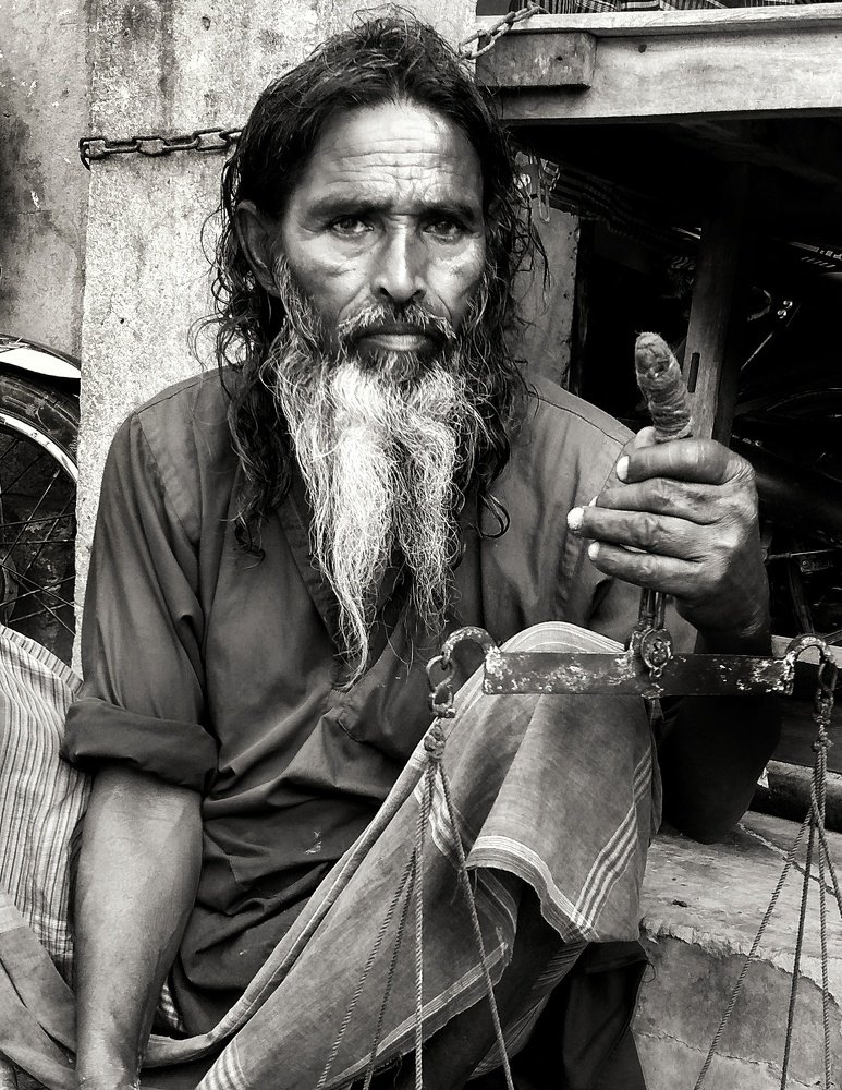 A street food seller