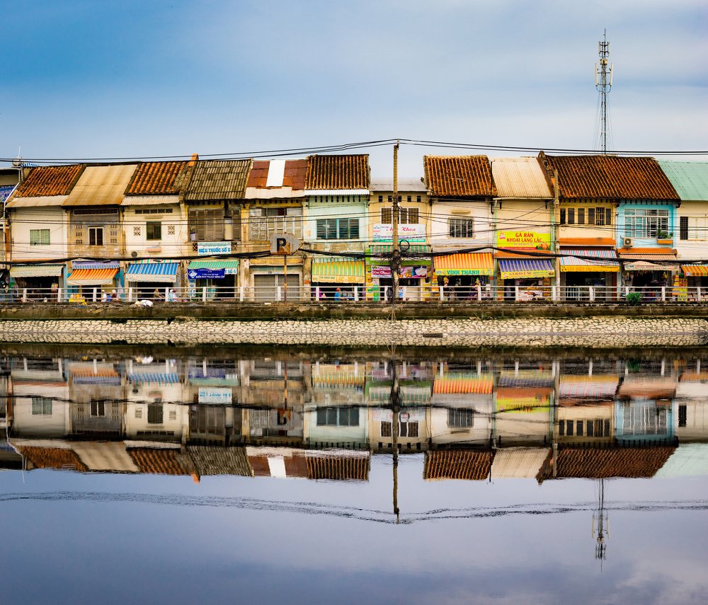 Old town in the heart of the city