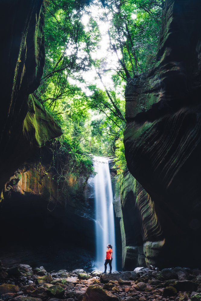 Brazilian Waterfall, immensity of nature