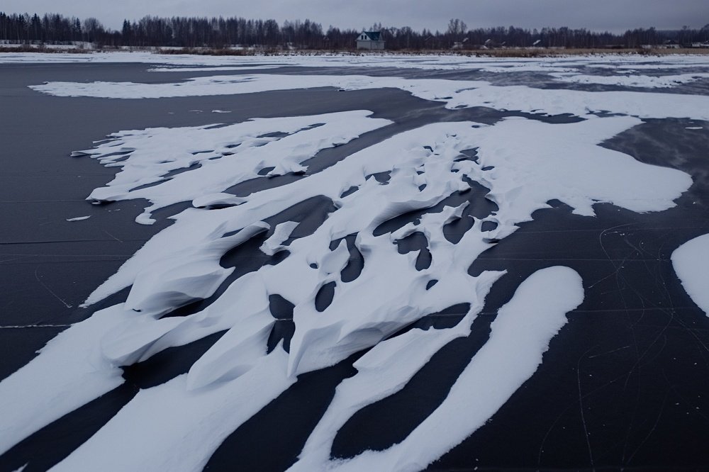 Снежные барханы