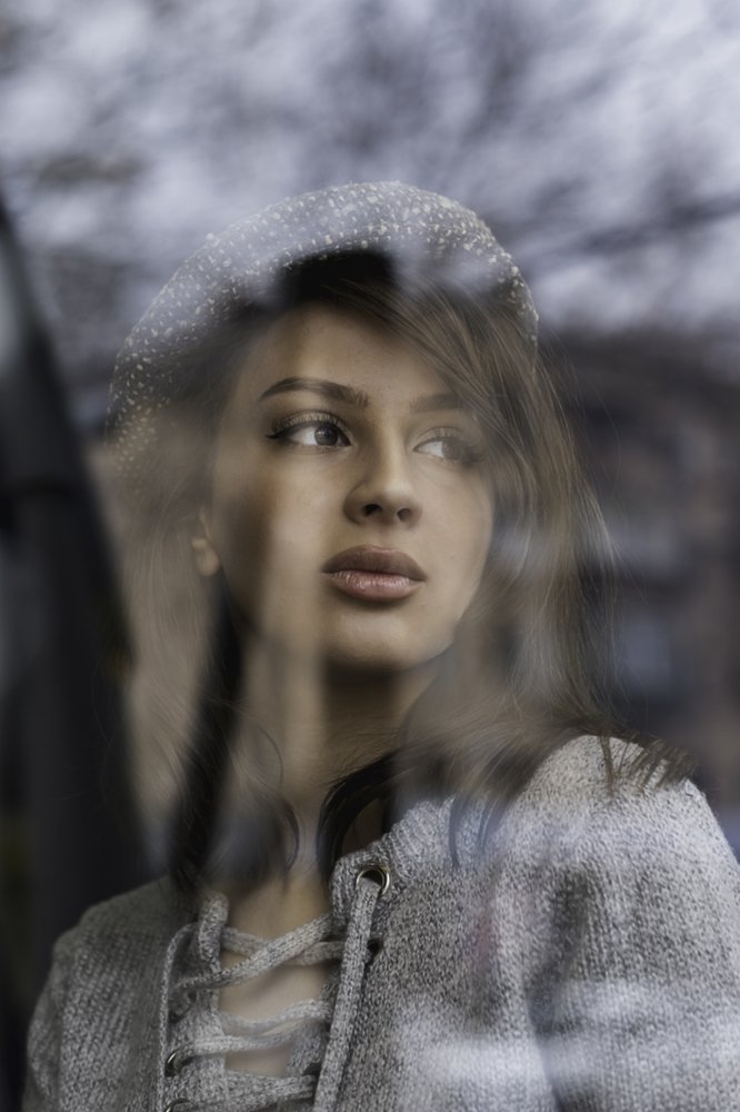 Портрет в кафе