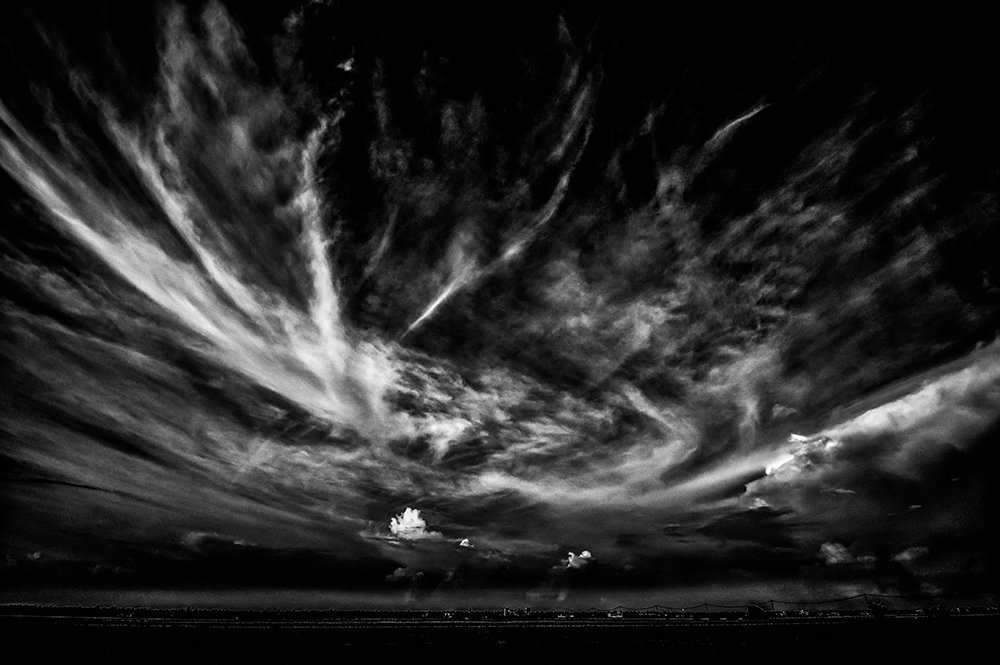 the sky