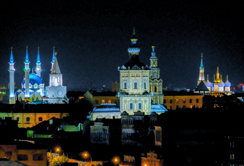 Ночная Казань