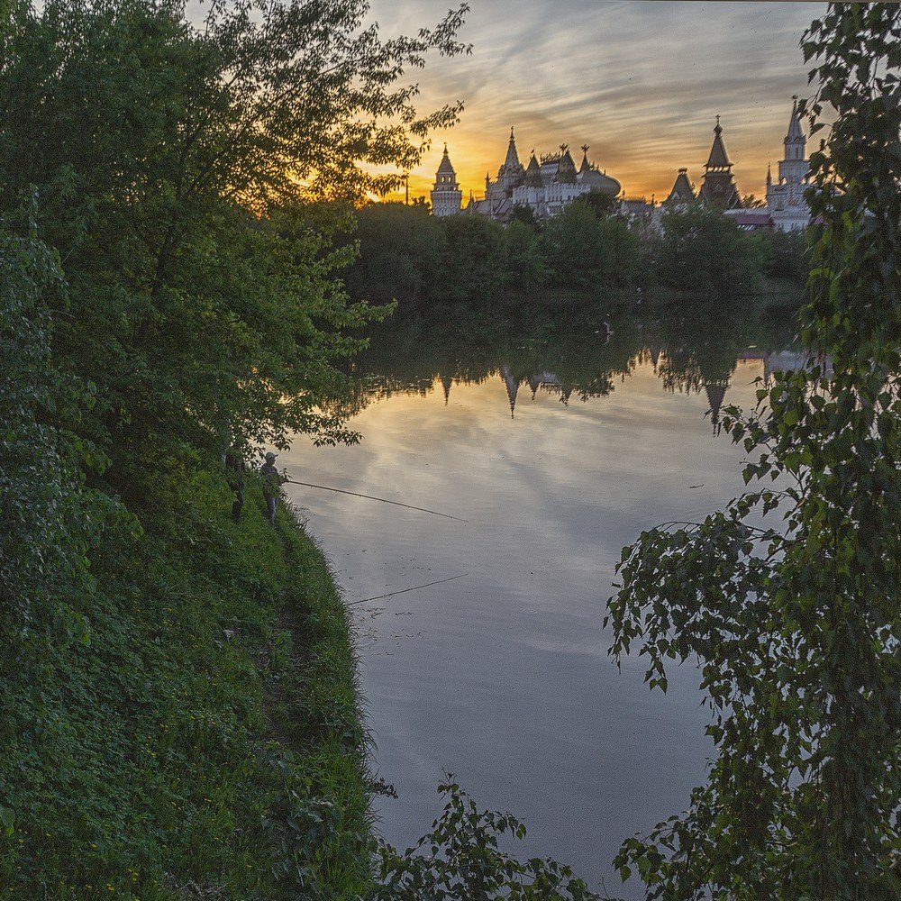 Вечерняя рыбалка.