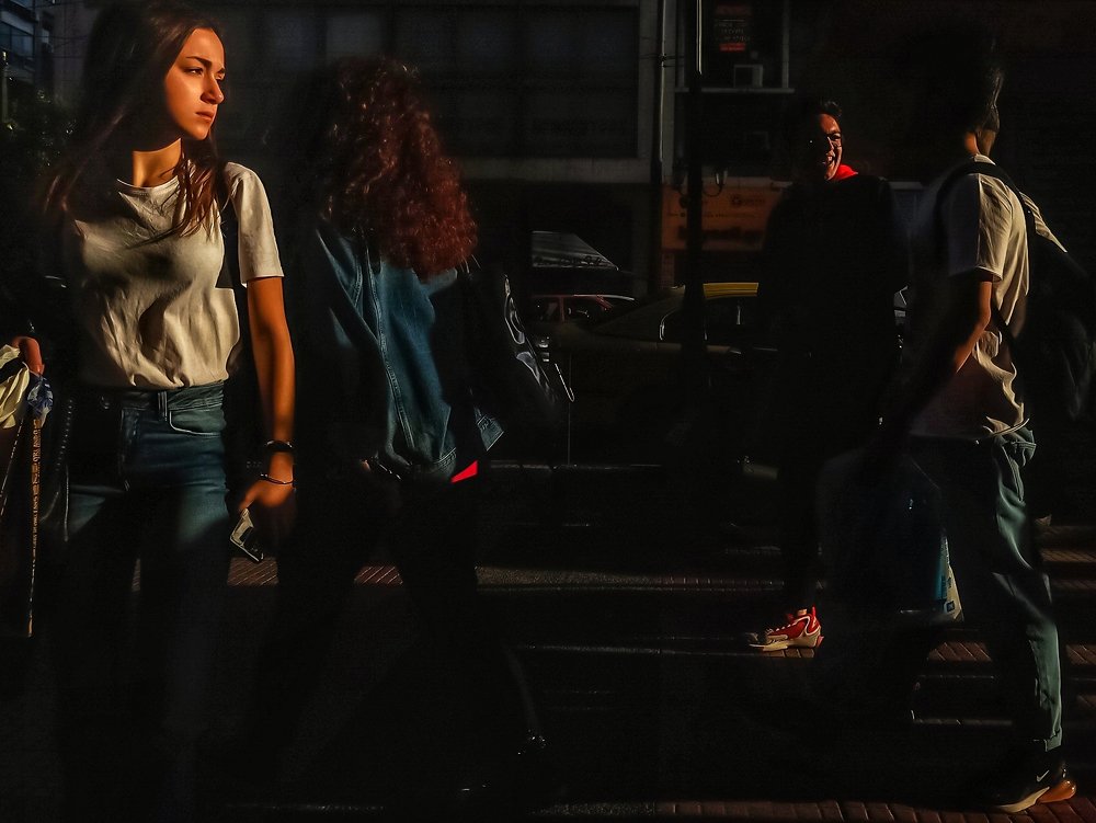 street scene , centre of Athens
