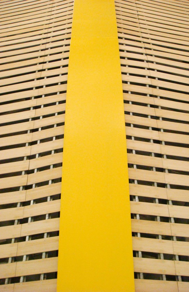 Одна желтая линия