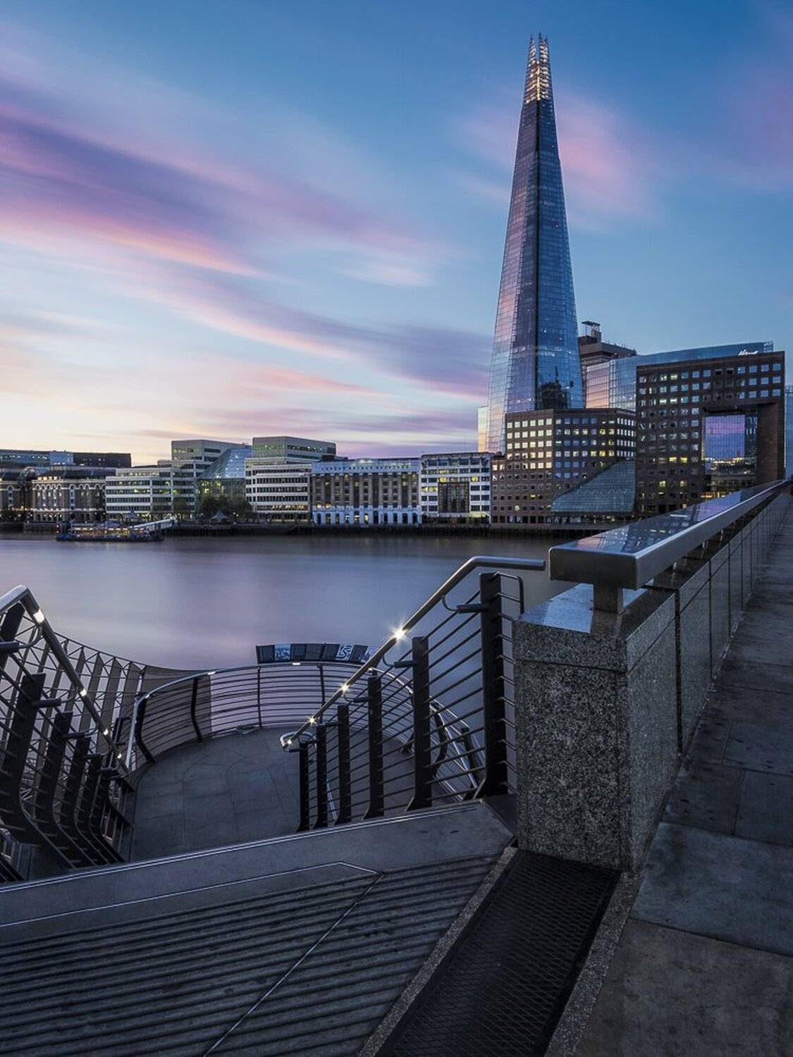 Colours around The Shard