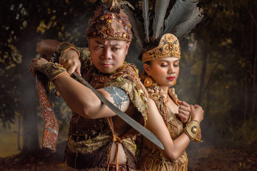 The Dayak Warrior