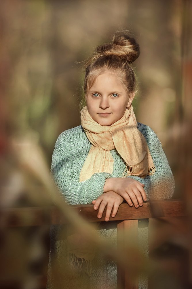 Девочка с голубыми глазами