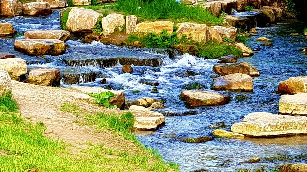 River and stones