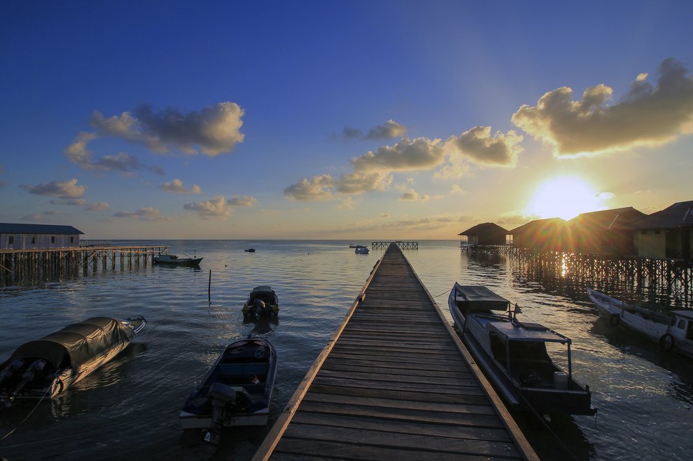 Sunset in Derawan Beach