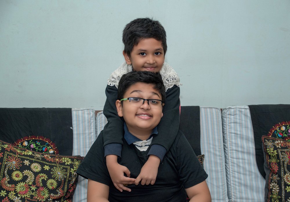 Brother & Sister relax time