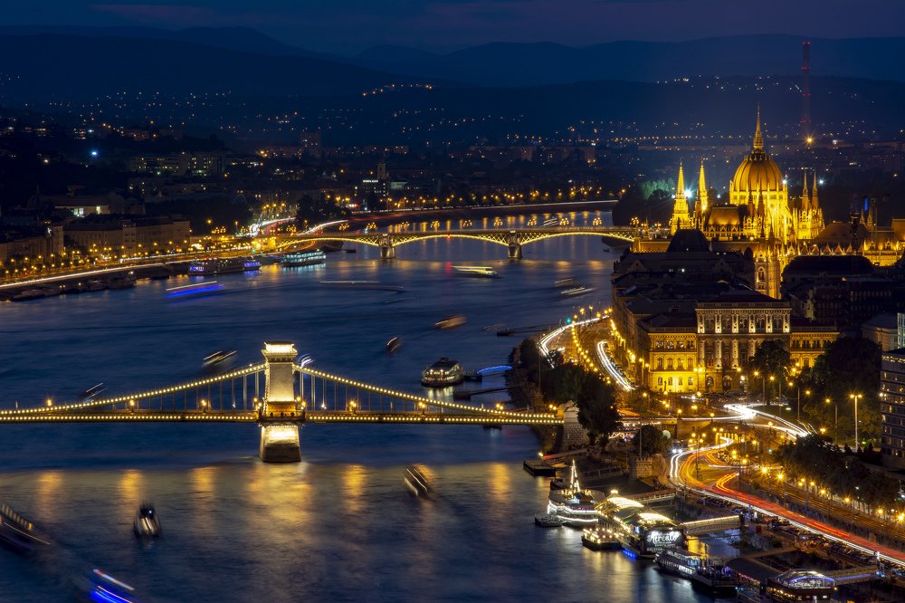 Budapest by night