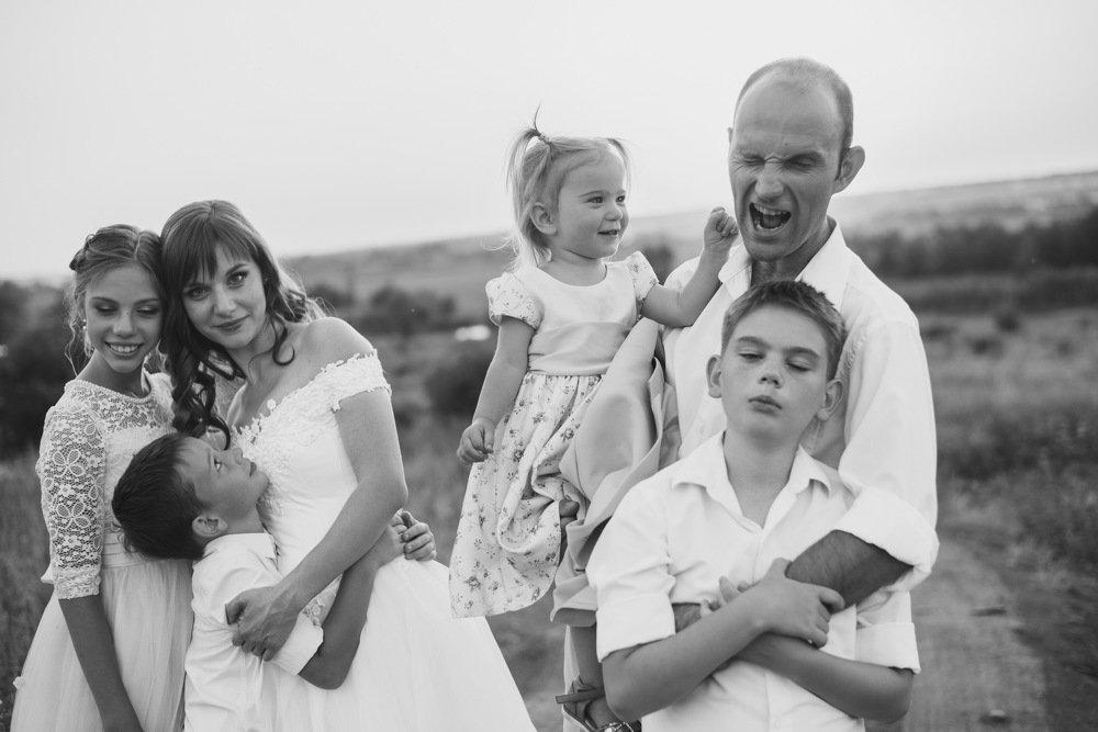 Большая, дружная семья